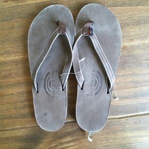 Brand new rainbow flip flops